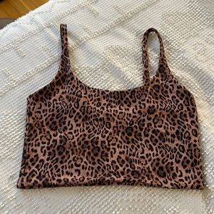 New Large Skatie Paige Crop in leopard print “Kualoa”